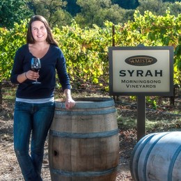 Amista Vineyards Winemaker Ashley Herzberg