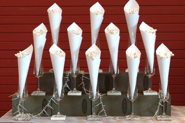 Popcorn & Sparkling Wine Bar at Amista Vineyards, Healdsburg, California