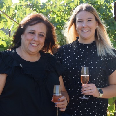 Janine and Allie, Amista Vineyards Team