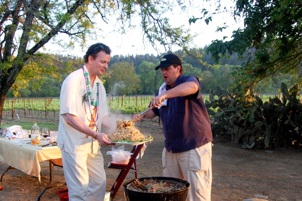 Chef Jack, Passport Barbecue, Amista Vineyards, Healdsburg, California